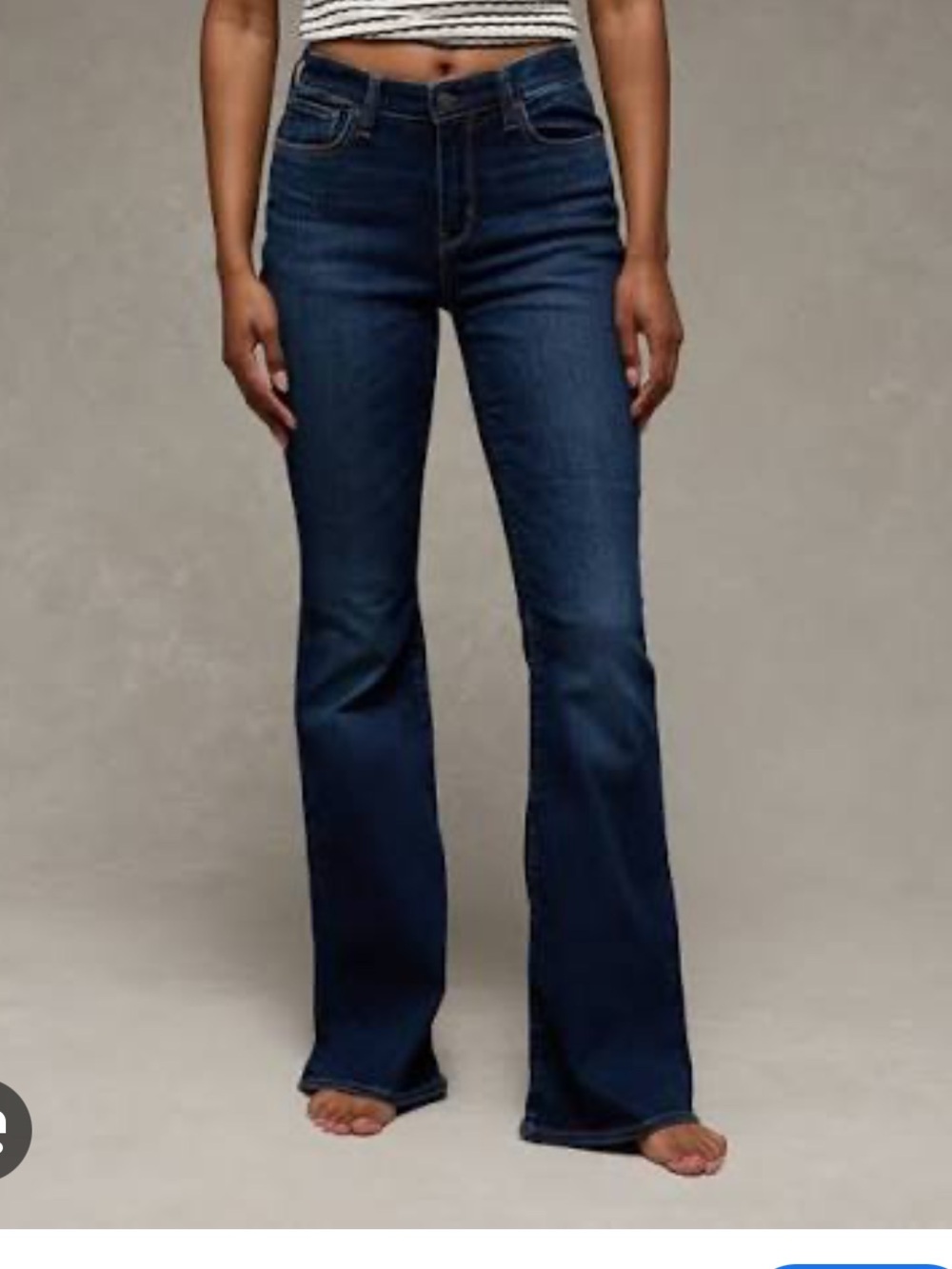 American Eagle Super Stretch Super High Rise Flare Jean
